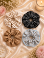 Korean premium scrunchies ( pack of 12)