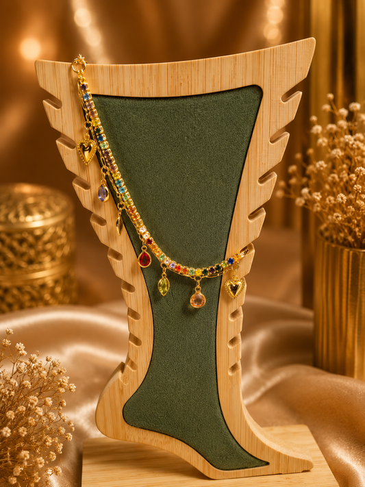 Anti tarnished Anklets( pack of 3)