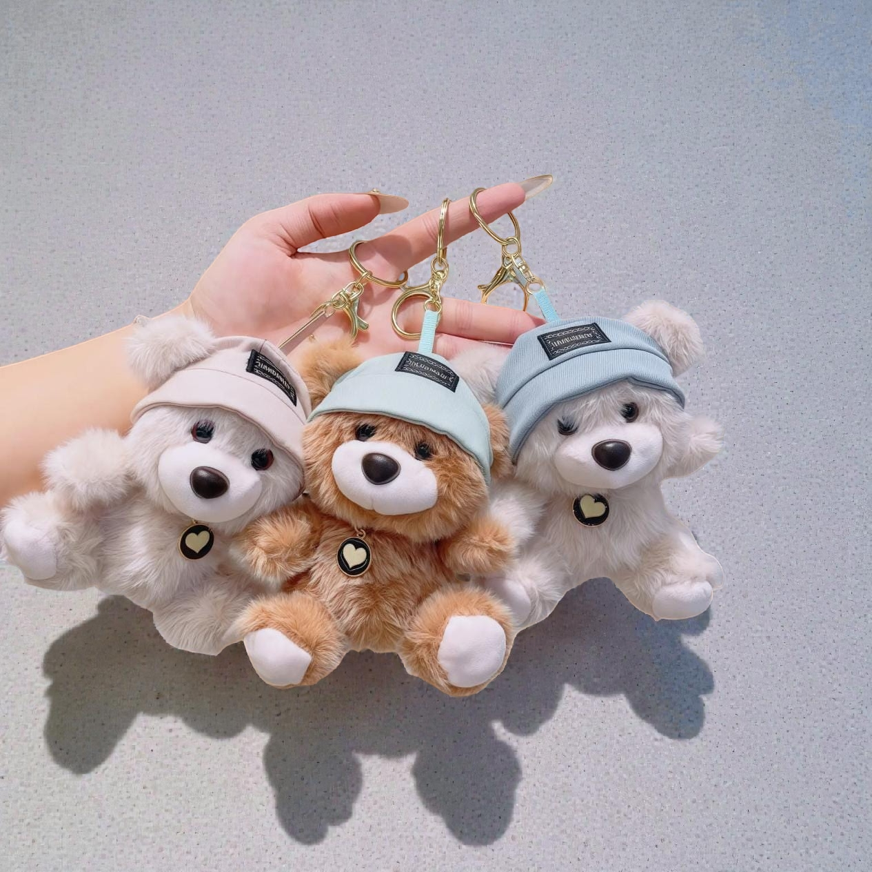 Plushies teddy keychain(pack of 6)