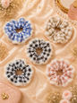 Cute kawaii korean scrunchies ( pack of 12)