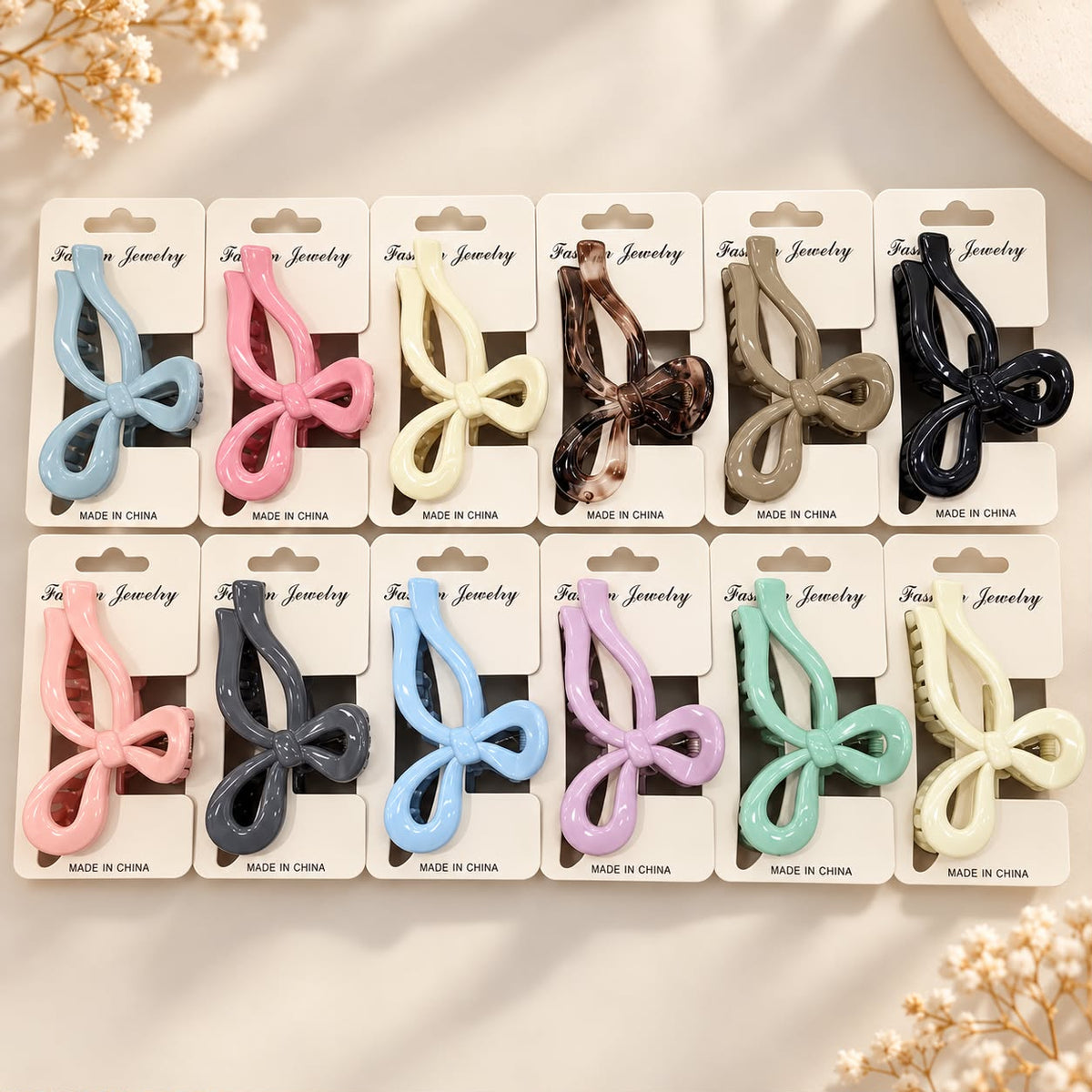 Korean premium clutchers (pack of 12 sets)