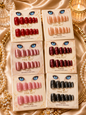Cat eye nail premium quality ( pack of 12 sets)