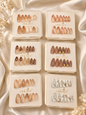 Cat eye nail premium korean ( pack of 12 sets)