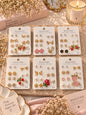 Korean studs combo ( pack of 12 cards)