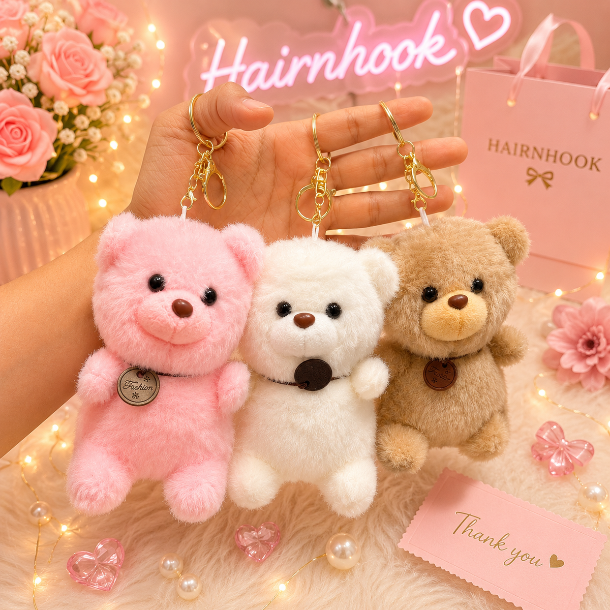 Plushies keychain ( pack of 6 )
