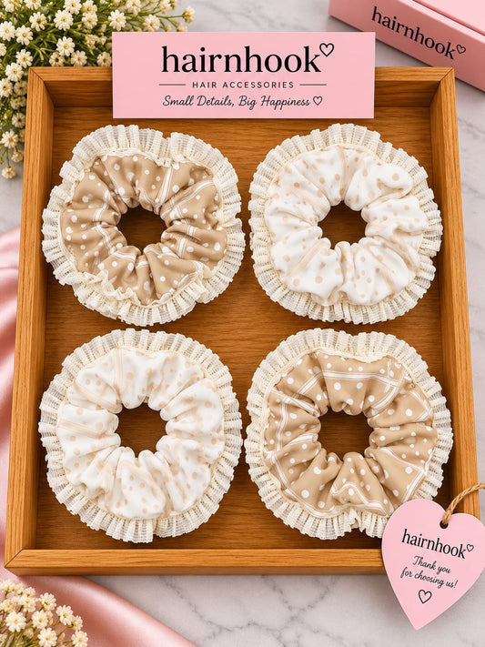 Premium korean high end scrunchies (pack of 10 pieces)