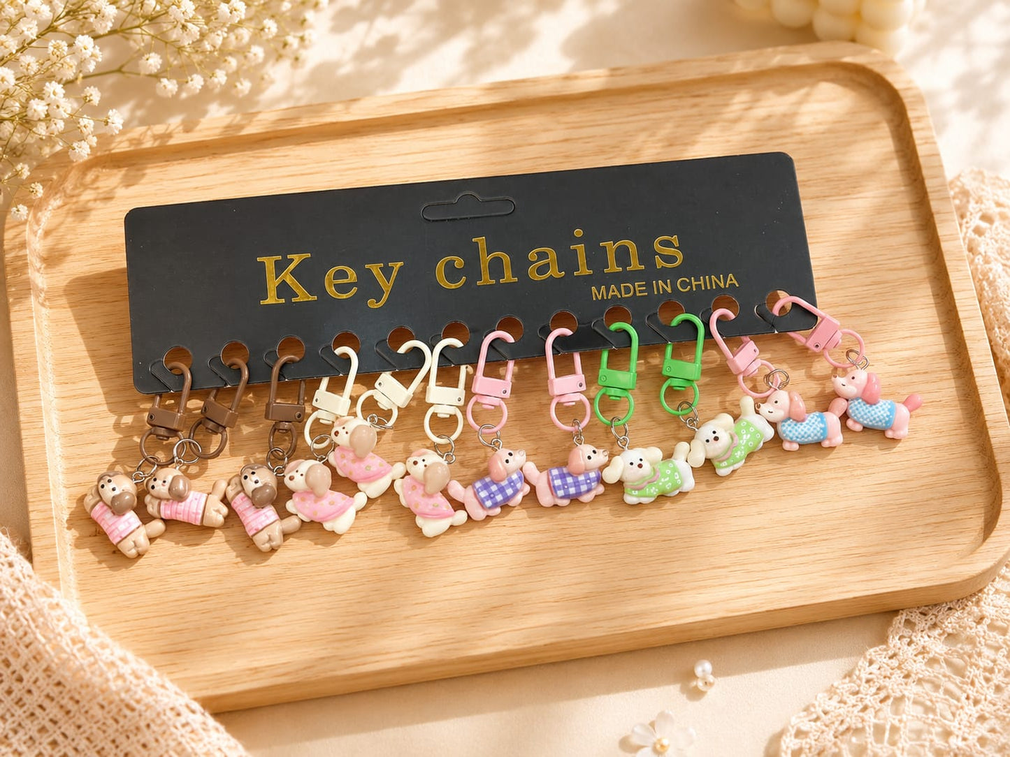 Kawai buddy keychain( pack of 12 pieces )