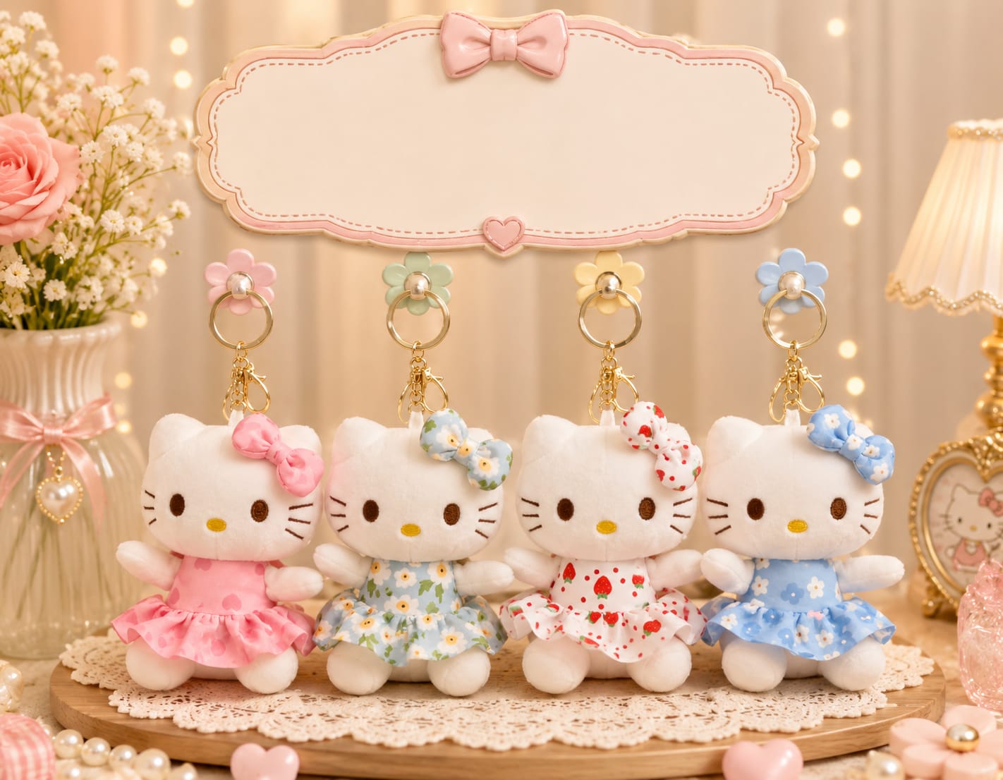 Plushies keychain ( pack of 6)