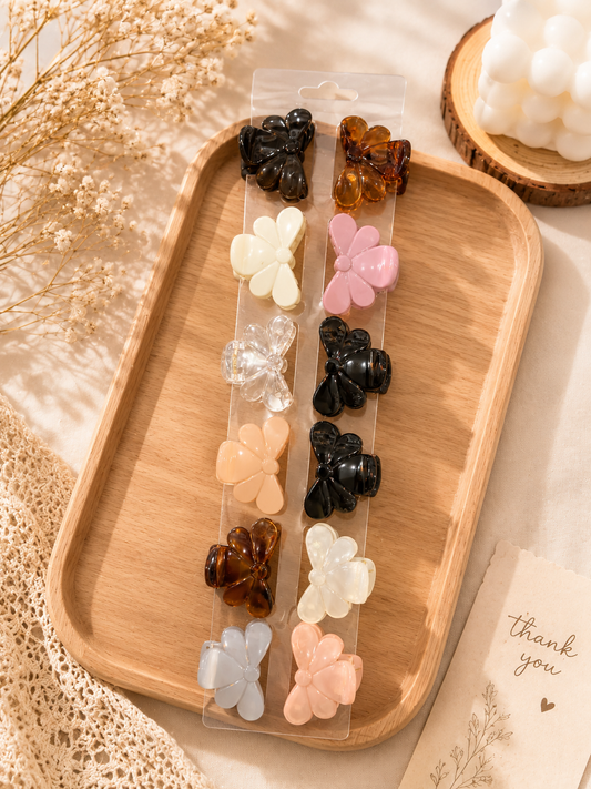 Korean mini clutchers 4 cm ( pack of 12)