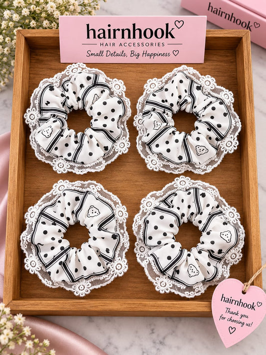 Premium korean high end scrunchies (pack of 10 pieces)