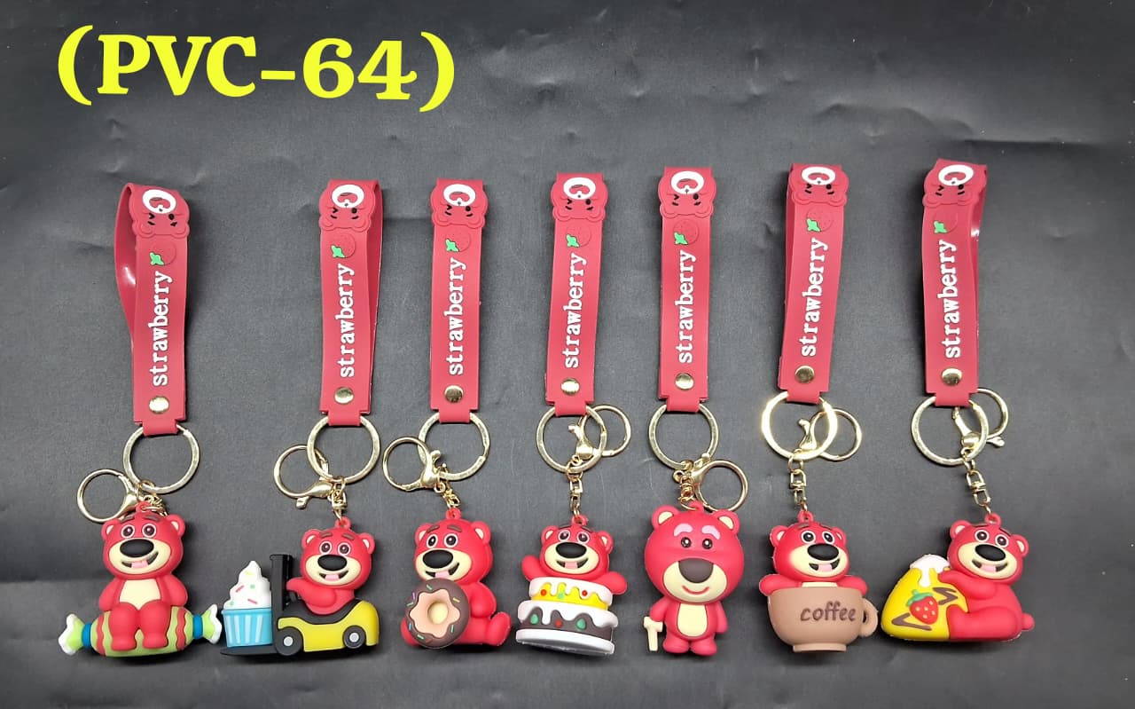 Pvc rubber Keychain ( pack of 12)