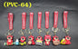 Pvc rubber Keychain ( pack of 12)