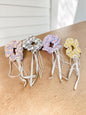 Korean scruchies with beaded tail ( pack of 12 piece)