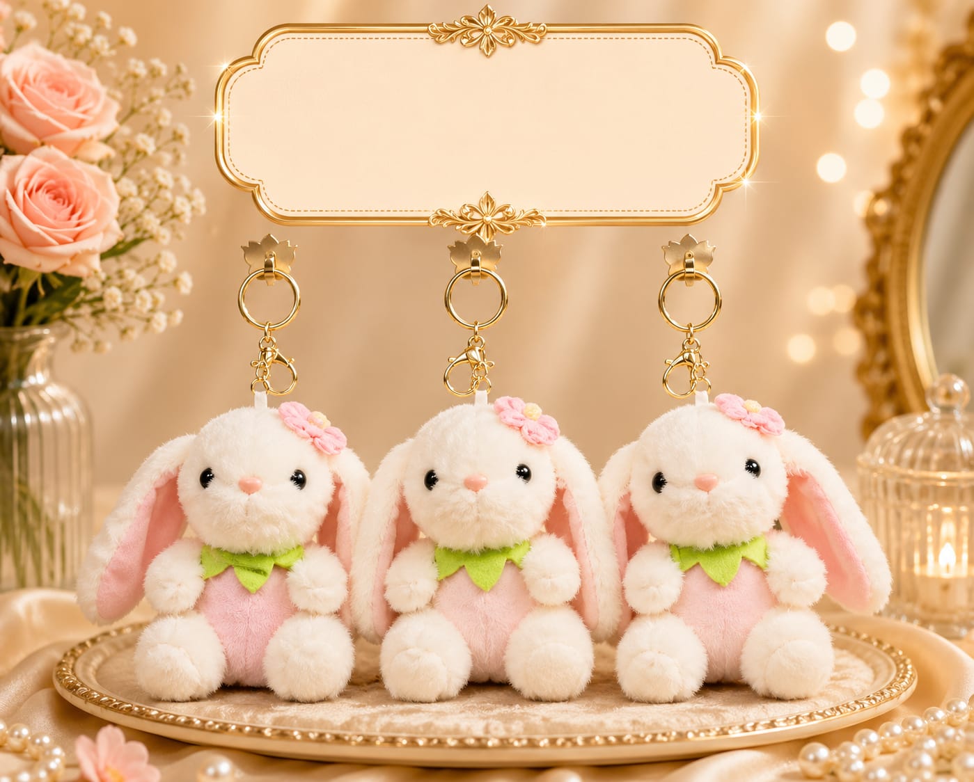 Plushies keychain ( pack of 6)