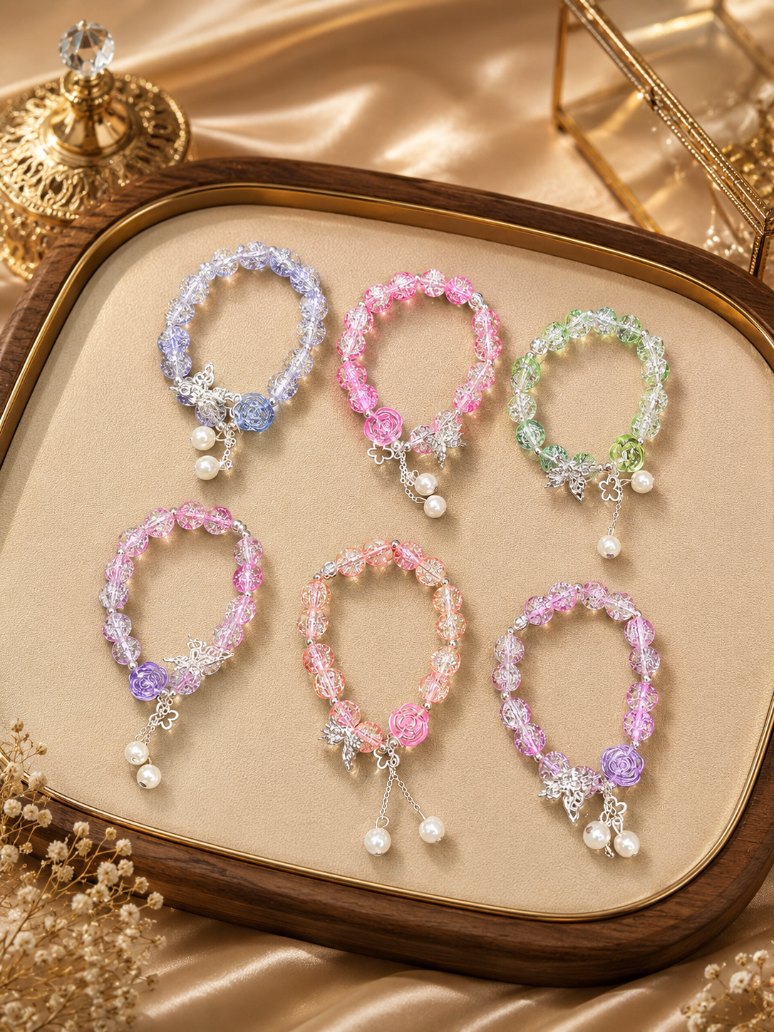 Korean bracelets ( pack of 12)