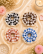 Korean premium scrunchies ( pack of 12)