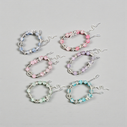 Premium crystal beads bracelet (pack of 12)