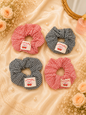 Cute kawaii korean scrunchies ( pack of 12)
