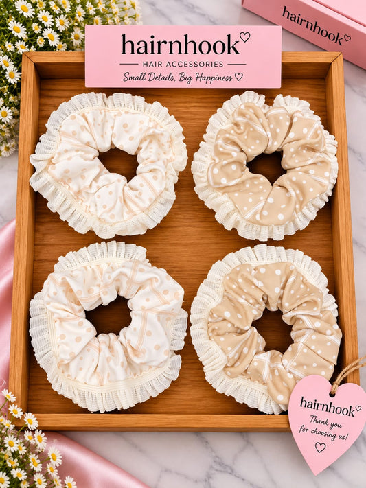 Premium korean high end scrunchies (pack of 10 pieces)