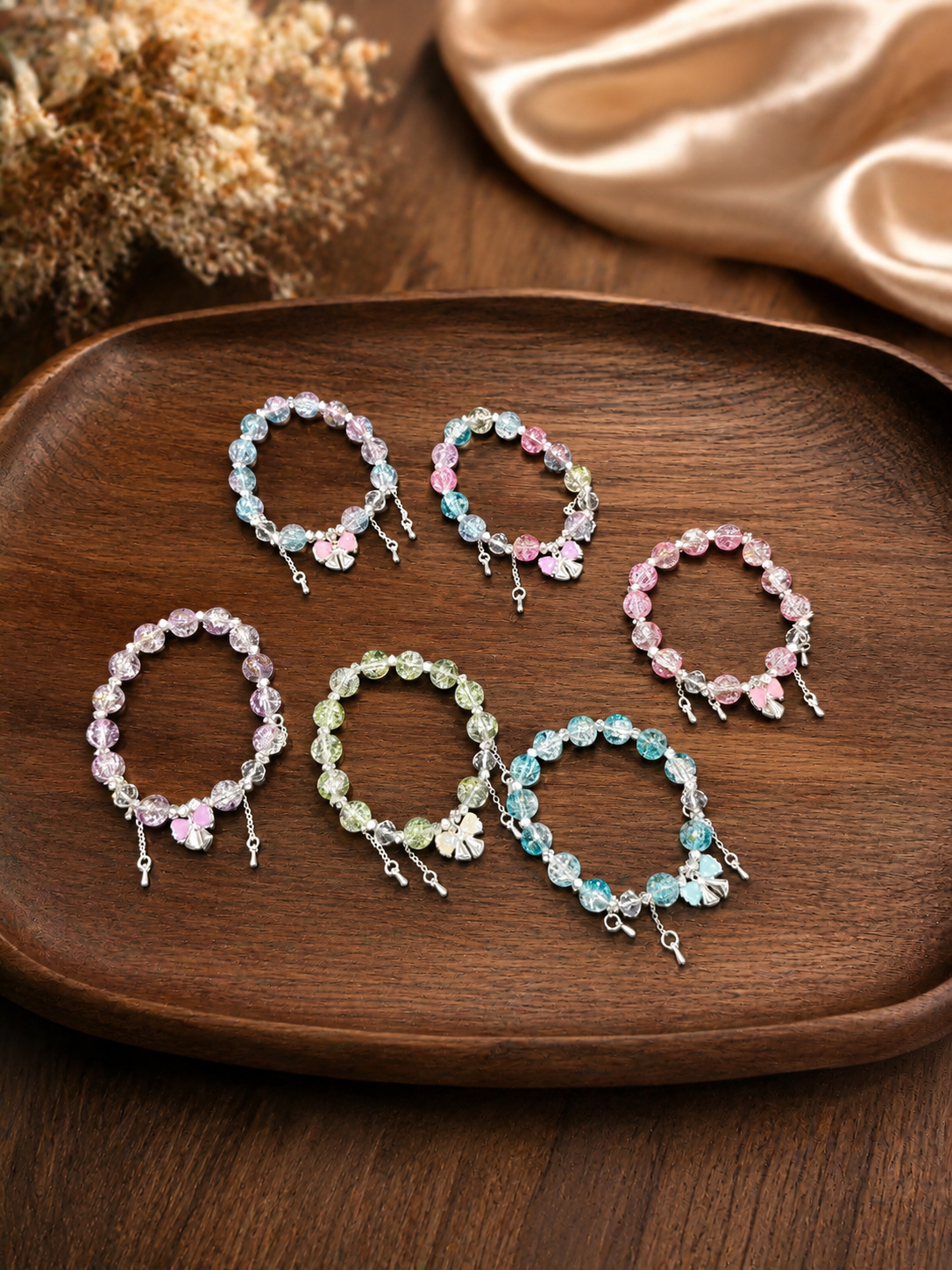 Korean bracelets ( pack of 12)