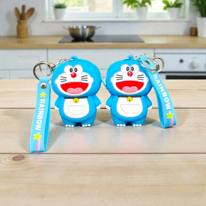 Silicon pouches keychain (pack of 6)