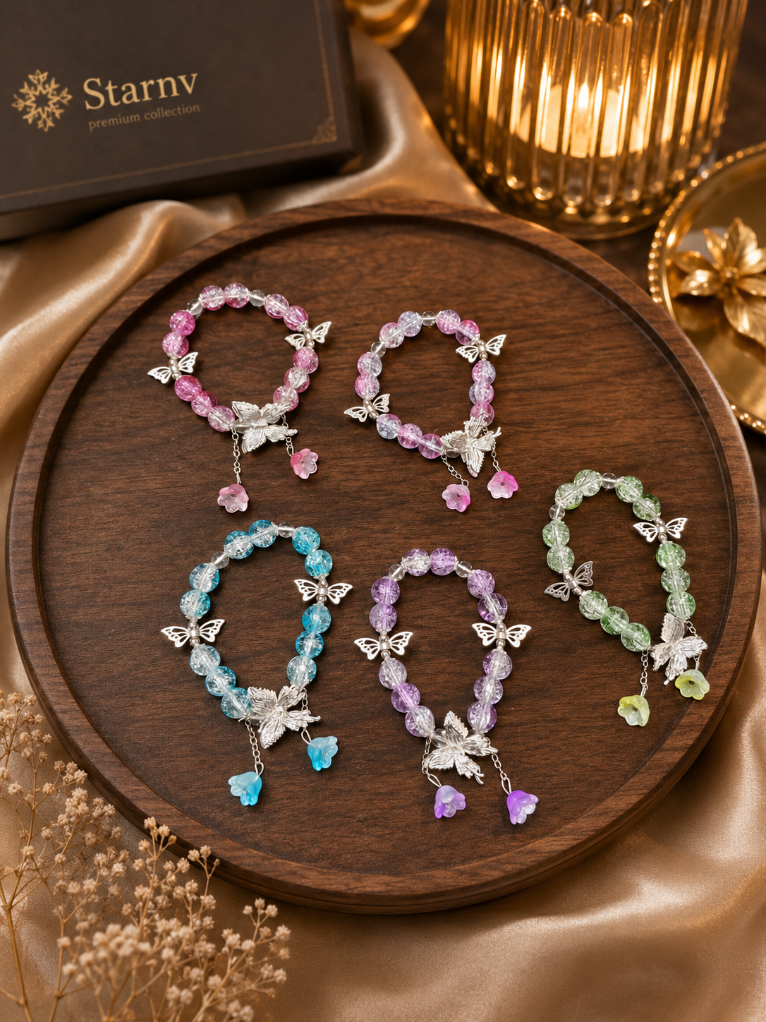 Korean bracelets ( pack of 12)