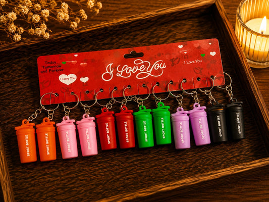 Pvc Rubber keychains medium size ( pack of 12)