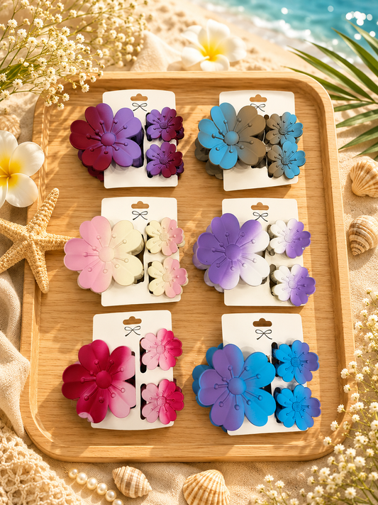 Korean trending combo clutchers ( pack of 12 sets)
