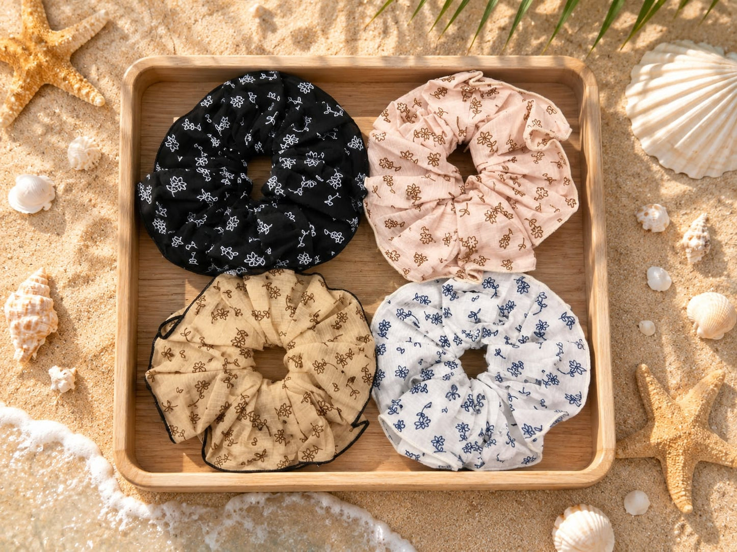 Korean scrunchies ( pack of 12)