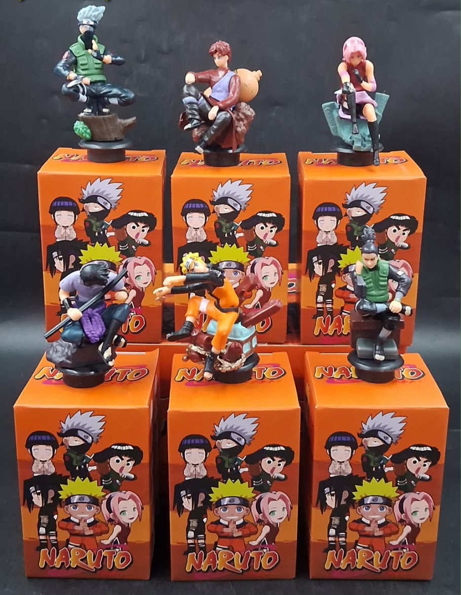 Anime character set ( pack of 6 piece mix )- with box packing- prebooking