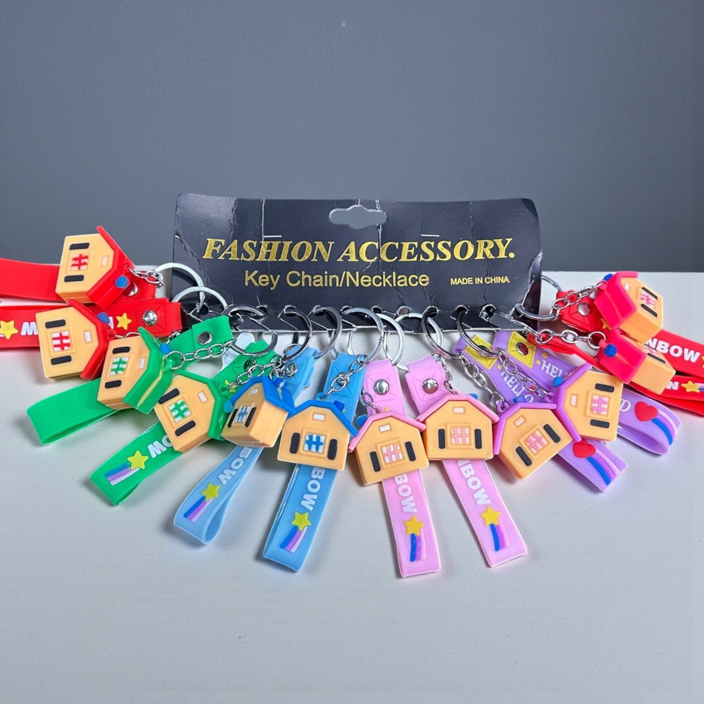 Cute Cartoon Silicone Keychain for Kids | Trendy Bag & Key Accessories