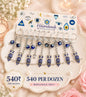 Evil eye keychain ( pack of 12 )