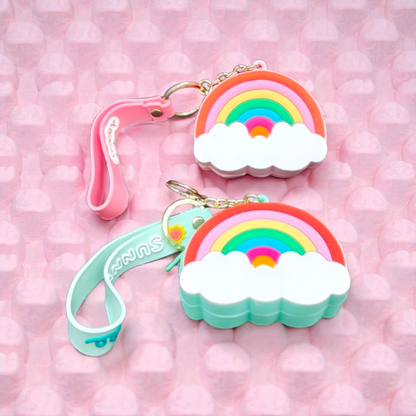 Silicon pouches keychain (pack of 6)