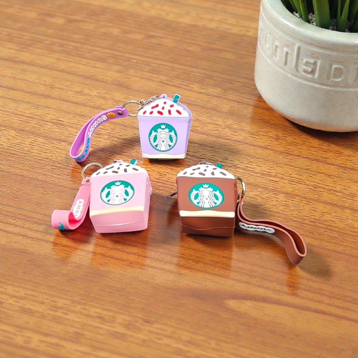 Silicon pouches keychain (pack of 6)