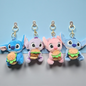 Stitch burger teddy Keychains  Soft Toy Keyring ( pack of 6)