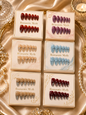 Cat eye nail premium quality ( pack of 12 sets)