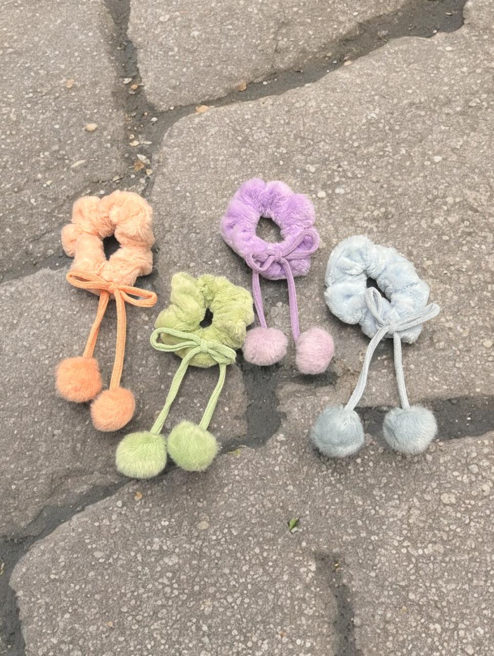 Korean scrunchies ( pack of 12)