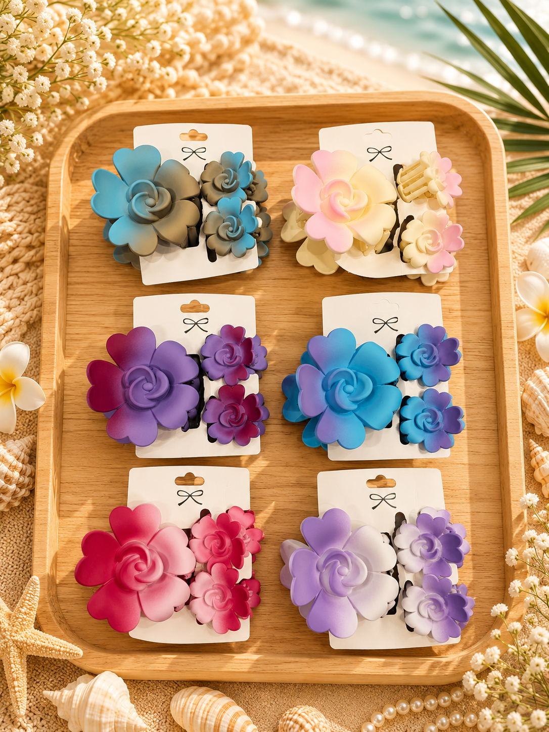 Korean trending combo clutchers ( pack of 12 sets)