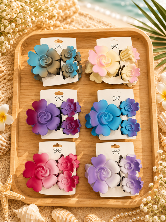 Korean trending combo clutchers ( pack of 12 sets)