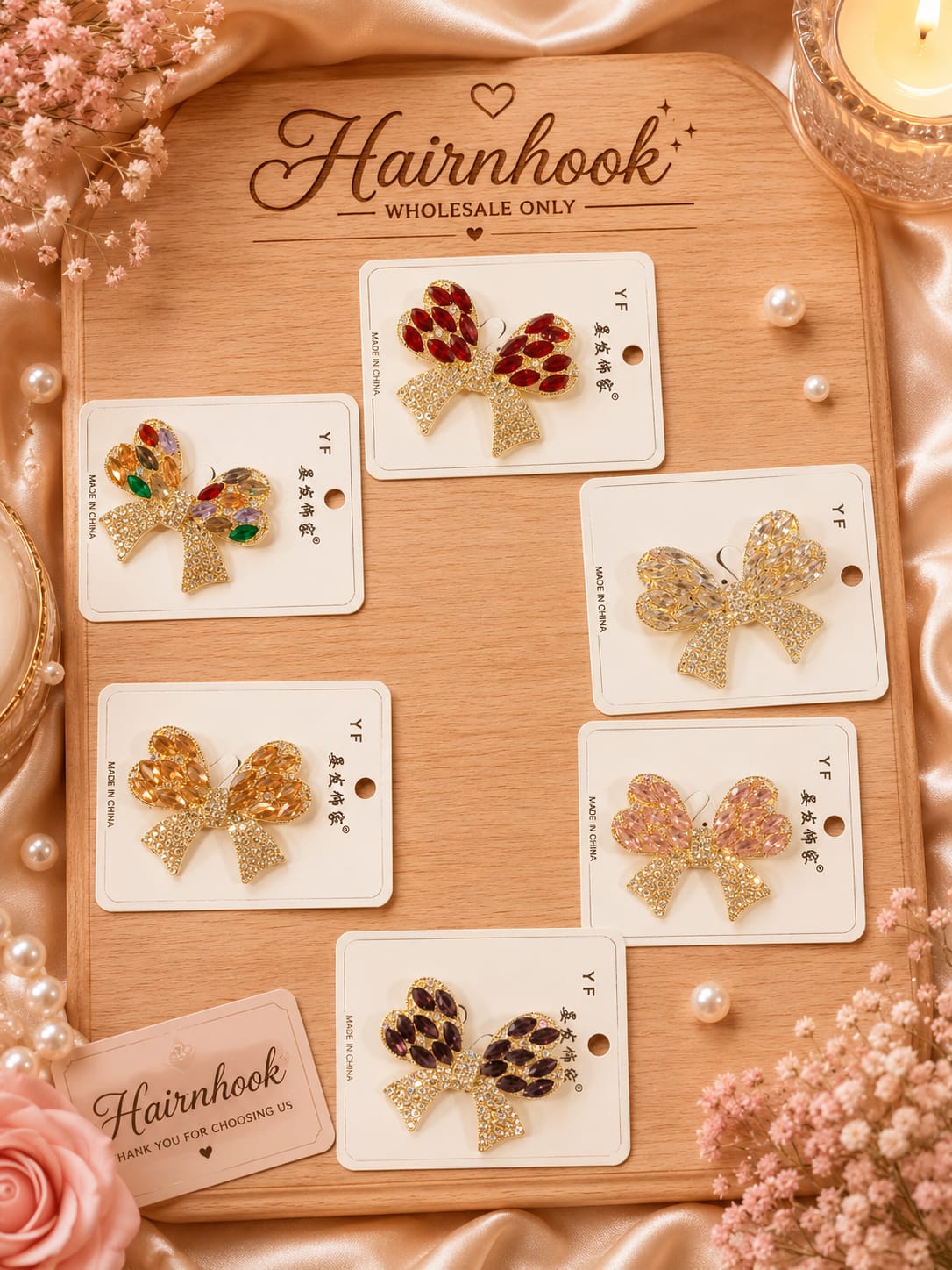 Premium hair accessories plus saree pins ( pack of 6)
