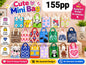 Cute mini korean bags ( pack of 20 Asorted designs) prebook