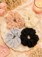 Korean premium scrunchies ( pack of 12)