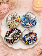 Korean premium scrunchies ( pack of 12)