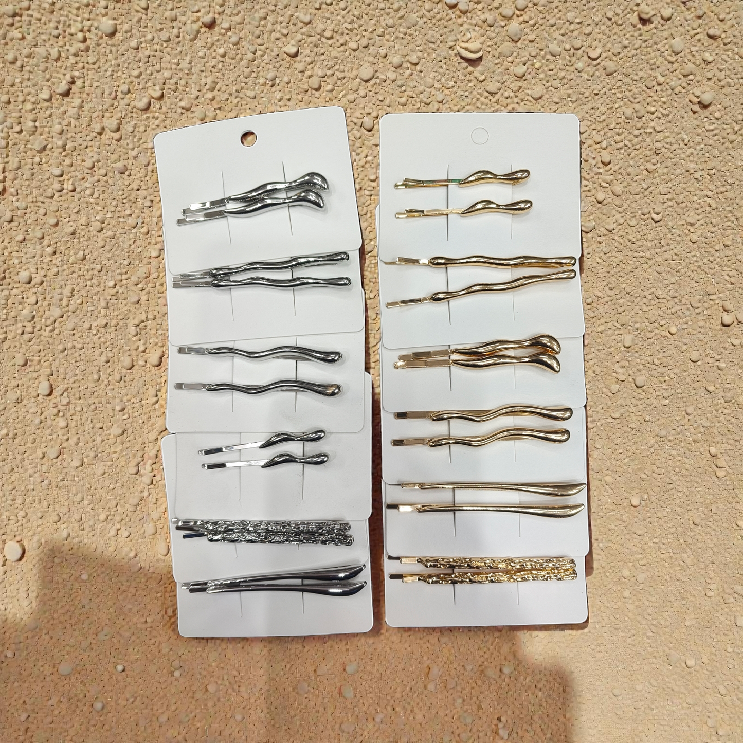 Anti tarnished sleek hair pins (pack of 12 pair)