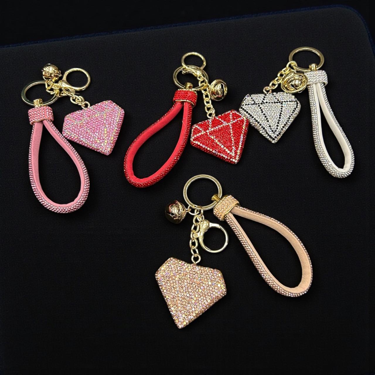 Crystal Beaded Phone Charm | Luxury Wrist Strap Phone Accessory (pack of 6)