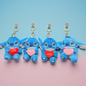 Stitch Keychains  Soft Toy Keyring  ( pack of 6)