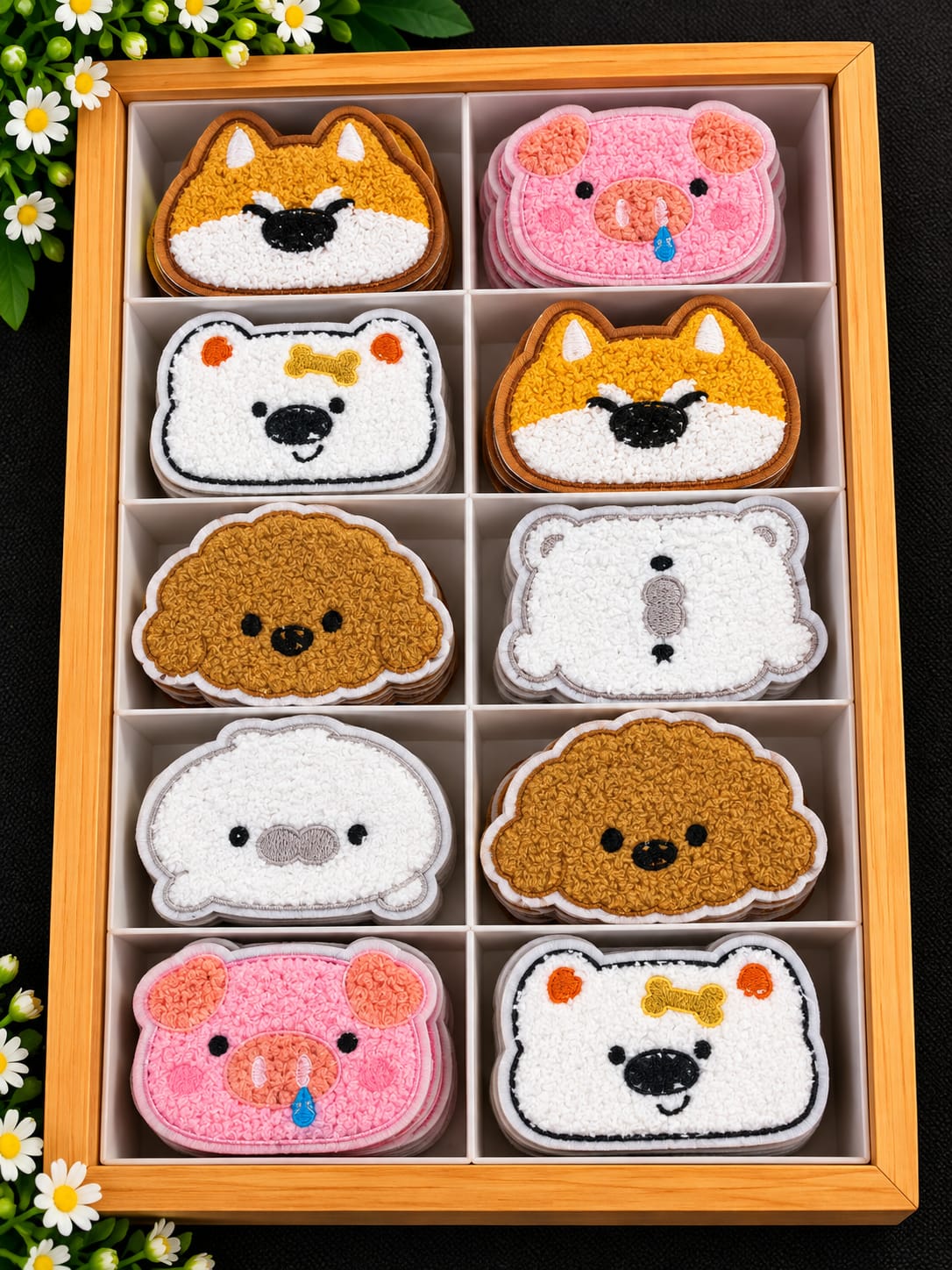 Crochet tictak pins ( pack of 25 piece)
