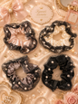Cute kawaii korean scrunchies ( pack of 12)