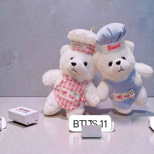 Plushies chef teddy (pack of 6)