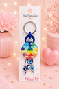 Evil eye luxury keychain ( pack of 6)